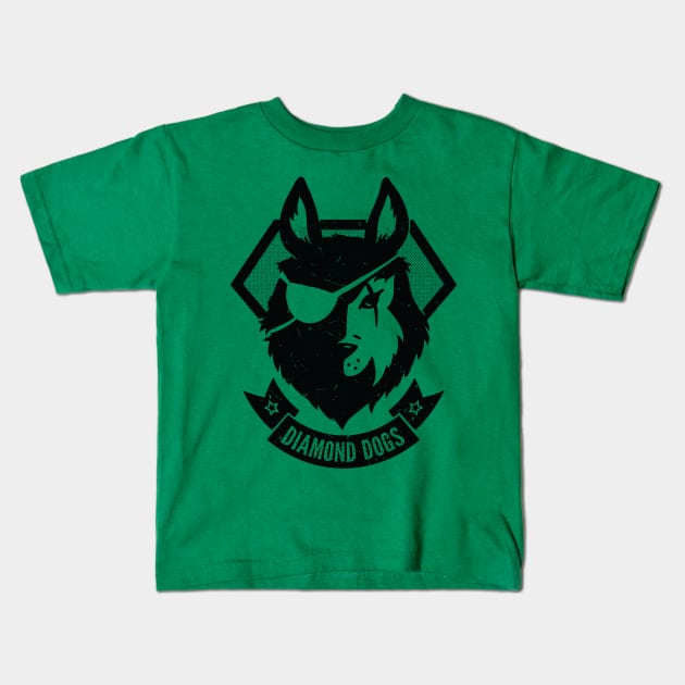 Diamond Dogs Kids T-Shirt by Narwen